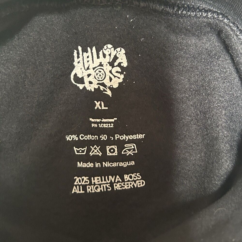 Helluva Boss Hell’s Belles Hoodie XL Black Graphic Anime Streetwear - Picture 3 of 8